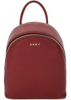 Маленький кожаный рюкзак со съемными лямками Dkny