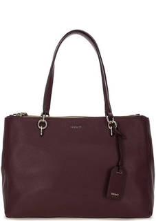 Вместительная сумка из мягкой кожи Dkny