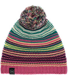 Разноцветная шапка с помпоном Buff