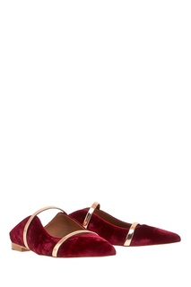 Бархатные мюли Maureen Flat Malone Souliers