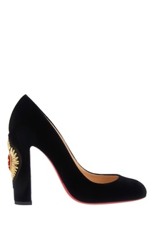 Бархатные туфли Cadrilla Corazon 100 Christian Louboutin