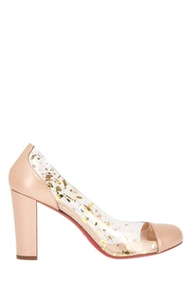 Комбинированные туфли Un Bout Rond 85 Christian Louboutin