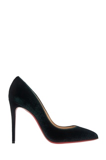 Бархатные туфли Pigalle Follies 100 Christian Louboutin