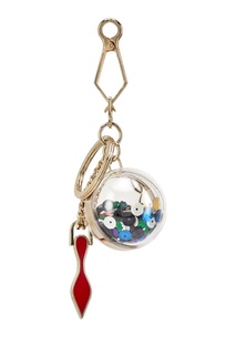 Брелок с пайетками Keyring Christian Louboutin