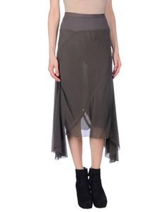 Юбка длиной 3/4 Rick Owens