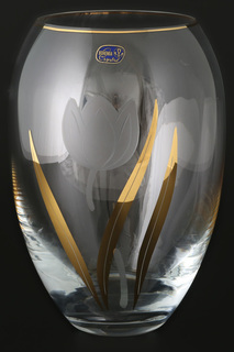 Ваза 22 см BOHEMIA CRYSTAL