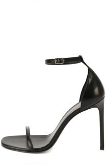 Кожаные босоножки Jane на шпильке Saint Laurent