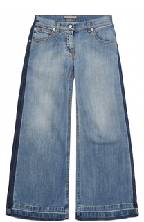 Расклешенные джинсы с контрастными лампасами Ermanno Scervino