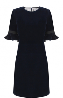 Бархатное мини-платье с коротким рукавом Sonia Rykiel