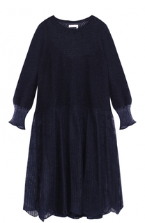 Вязаное мини-платье с укороченным рукавом See by Chloé