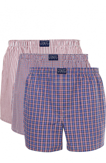 Комплект из трех хлопковых боксеров свободного кроя Ralph Lauren