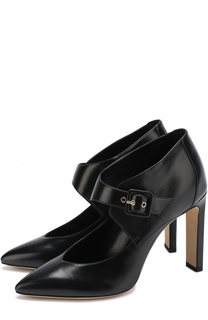 Кожаные туфли Letty 100 на устойчивом каблуке Jimmy Choo