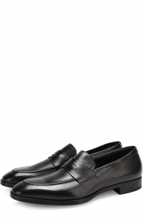 Кожаные пенни-лоферы Giorgio Armani