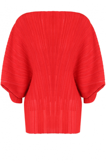 Плиссированный топ с вырезом-лодочка Sonia Rykiel