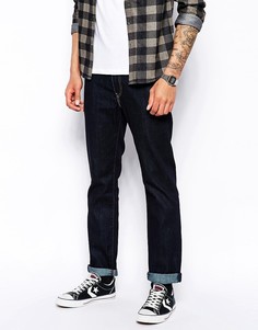 Темные зауженные джинсы из необработанного денима Levis 511 - Синий Levis®