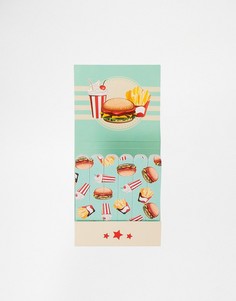 Мини-пилочки для ногтей Fast Food - Черный Beauty Extras