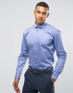 Узкая строгая рубашка Ted Baker - Синий