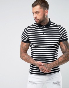 Черное поло ASOS - Черный