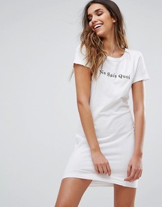 Платье Wildfox Je Ne Sais Quoi - Белый