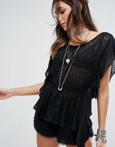 Блузка Free People June - Черный