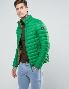 Короткая дутая куртка Puffa - Зеленый