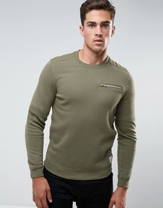 Свитшот с круглым вырезом Jack &amp; Jones - Зеленый