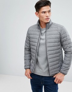 Стеганая куртка с наполнителем из натурального пуха Esprit - Серый