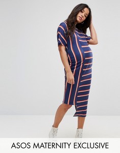 Платье в полоску ASOS Maternity - Мульти