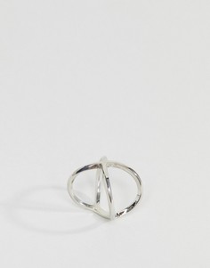 Двойное кольцо ASOS - Серебряный
