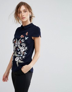 Топ Ted Baker Kyoto Gardens - Темно-синий