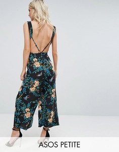 Комбинезон со свободным воротом и принтом ASOS PETITE - Мульти