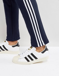 Белые кроссовки в стиле 80-х adidas Originals Superstar G61070 - Белый