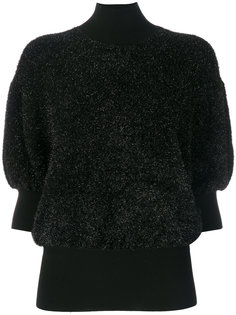 glitter-effect knitted top By Malene Birger
