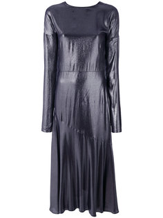 crepe de chine long dress Cédric Charlier