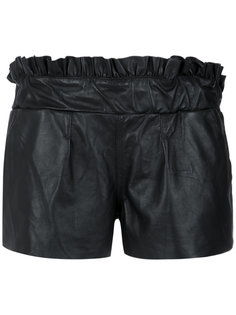 leather shorts Andrea Bogosian