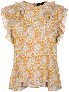 printed silk blouse Nk