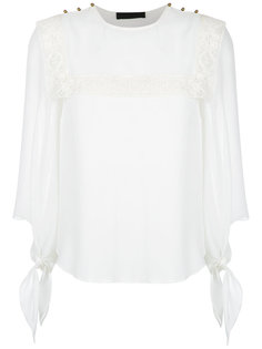 lace inserts blouse Nk