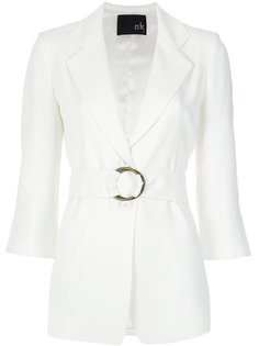 belted blazer Nk