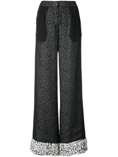 Double Layer Pant With Foldover Cuff Derek Lam