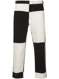 Large Checkerboard Towel Pants Comme Des Garçons