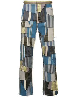 Striped Patchwork Pants Comme Des Garçons