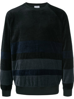 striped velour sweatshirt En Route