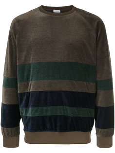 striped velour sweatshirt En Route