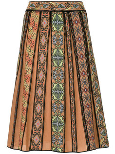 плиссированная юбка с узором  M Missoni