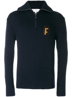 свитер с заплаткой F Salvatore Ferragamo