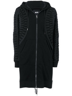 oversized lace-up hoodie KTZ