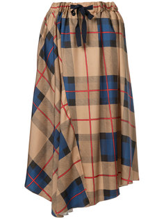 checked pleated skirt  Astraet