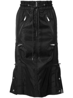 nylon fishtail skirt Sacai