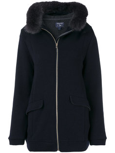 куртка на молнии с мехом лисы  Woolrich