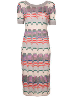 платье с узором зигзаг  Missoni